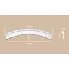 Радиус [1/4 круга] Decomaster 897174-120 (Rнар. 685 | Rвн. 600)